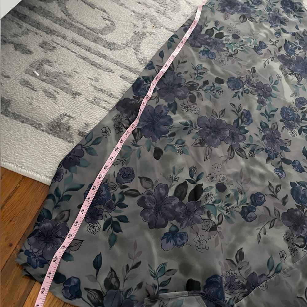 Vintage 90s All That Jazz Long Maxi Floral Dress - Picture 6 of 6